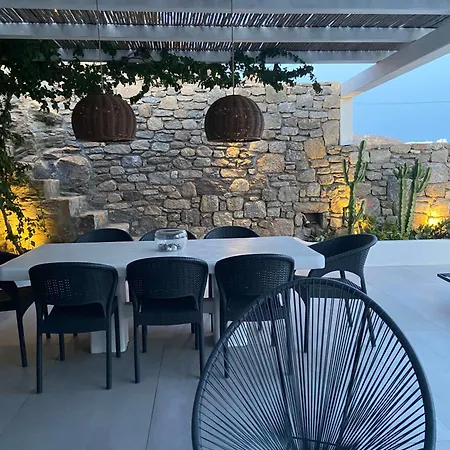Villa Mykonian Luxury Azure W Sea View And Pool *